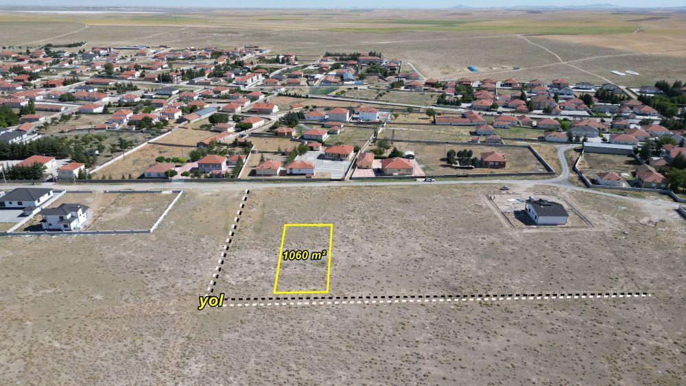 KULU ACIKUYUDA 1.060 M2 MÜSTAKİL TAPULU KONUT İMARLI ARSA