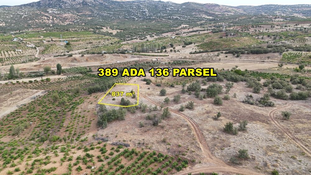 KONYA / BOZKIR / HAMZALAR MAHALLESİNDE 837 m² MÜSTAKİL BAĞ